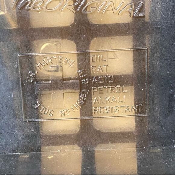 Dr. Martens Pascal Metallic Pebble Combat Boots Size 6 - Picture 10 of 16